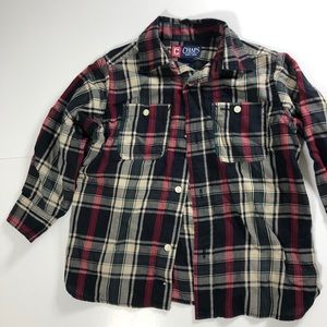 CHAPS Boys Button-down Long Sleeve Size 2/2T
